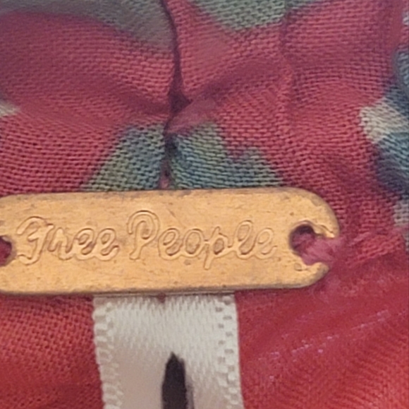 Free People Coral Tides Romper Sz Medium Hollyhock Combo NWOT - Picture 7 of 11